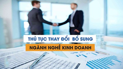 Thay đổi ngành nghề kinh doanh