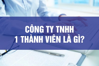 Thành lập công ty 1 thành viên